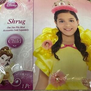 NWT Disney Shrug Beauty and The Beast costume shrug Belle costume shrug